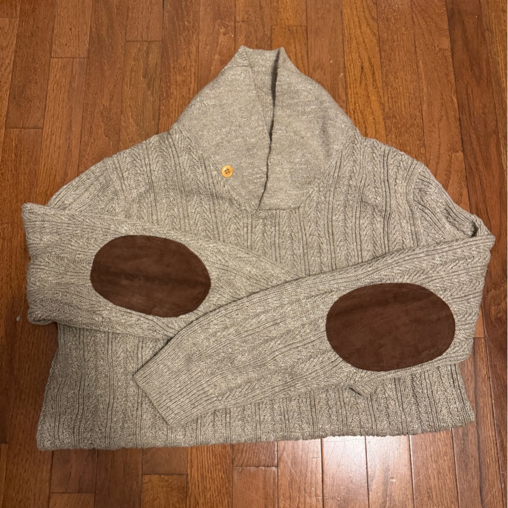 J. Crew Tan Crewneck Sweater with Classic Style